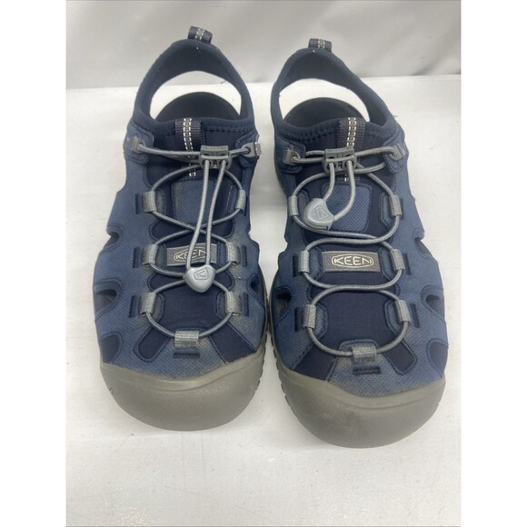 Keen Men’s SOLR Sandals Navy Blue Size 9  Closed Toe Hiking Pre-owned - Picture 1 of 15